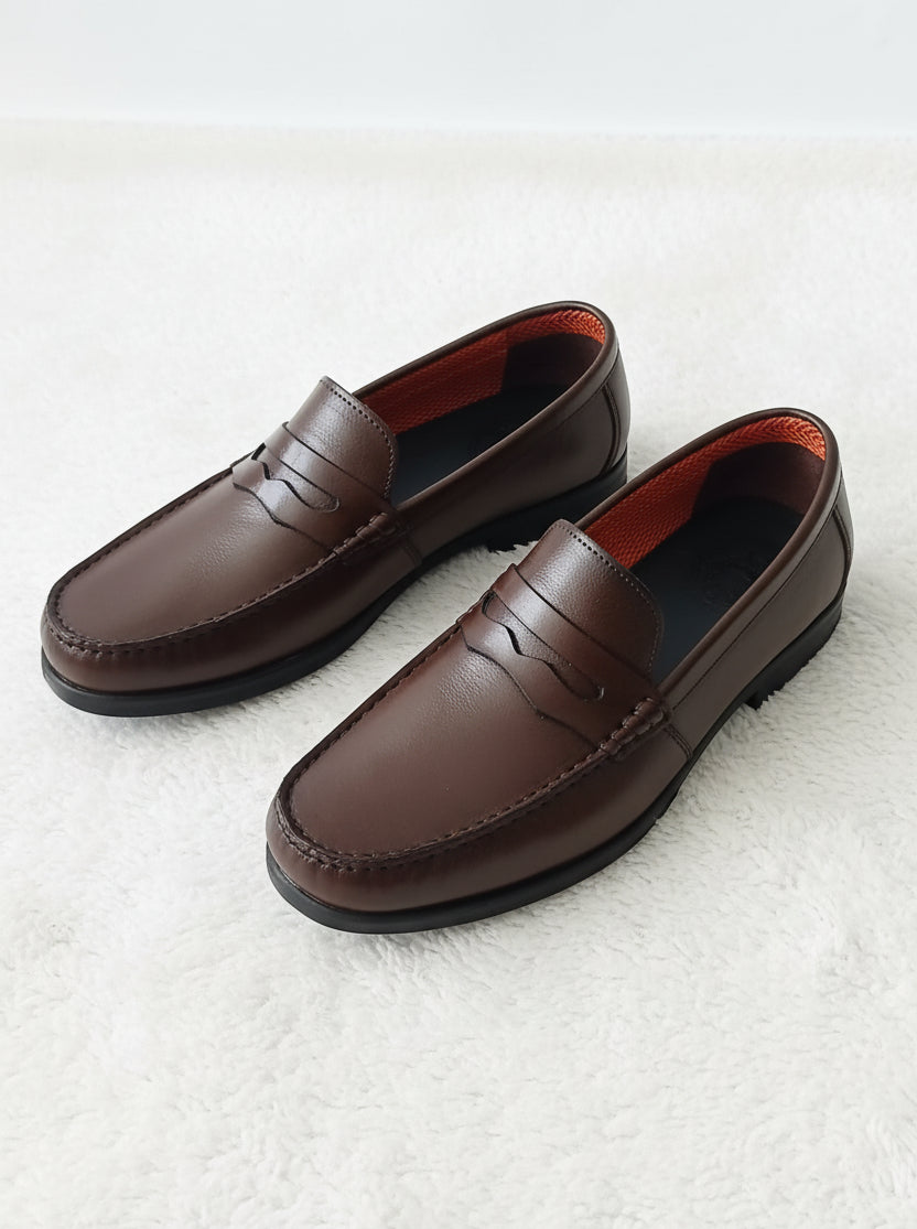 Mocassin Cuir R24 Marron