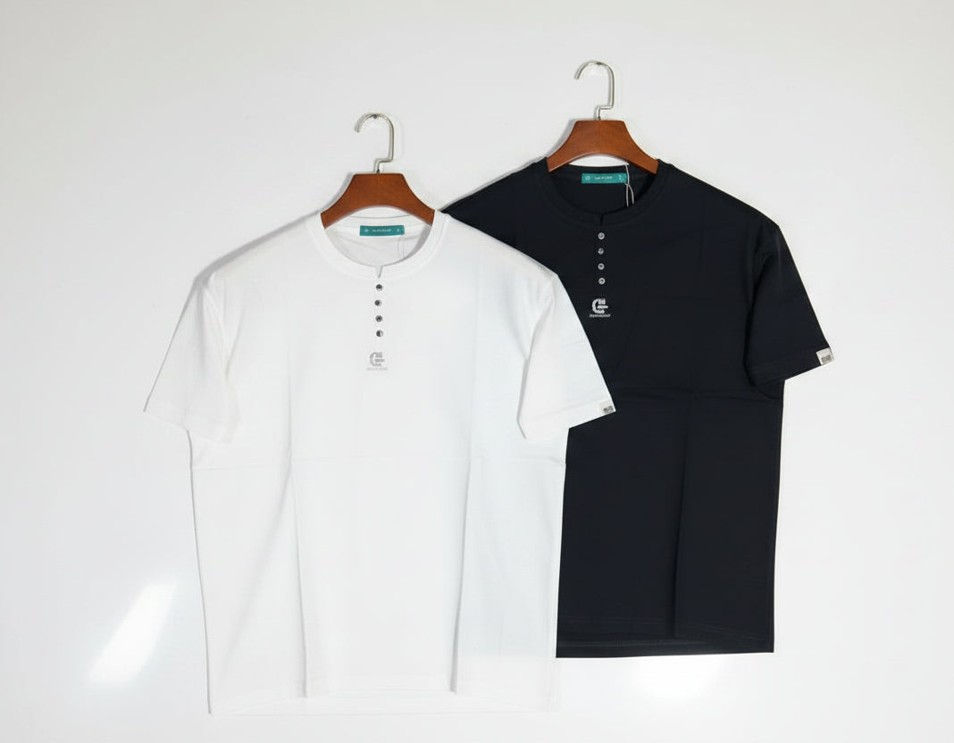 T-shirt Button Noir