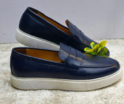 Basket Cuir 68# Bleu de Nuit