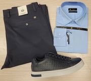 Ensemble Pantalon Kakki+ Chemise + Basket