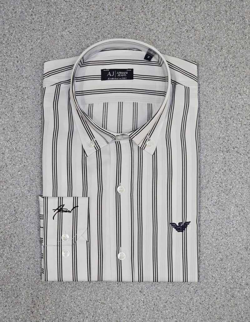 CHEMISE Rayure Noir