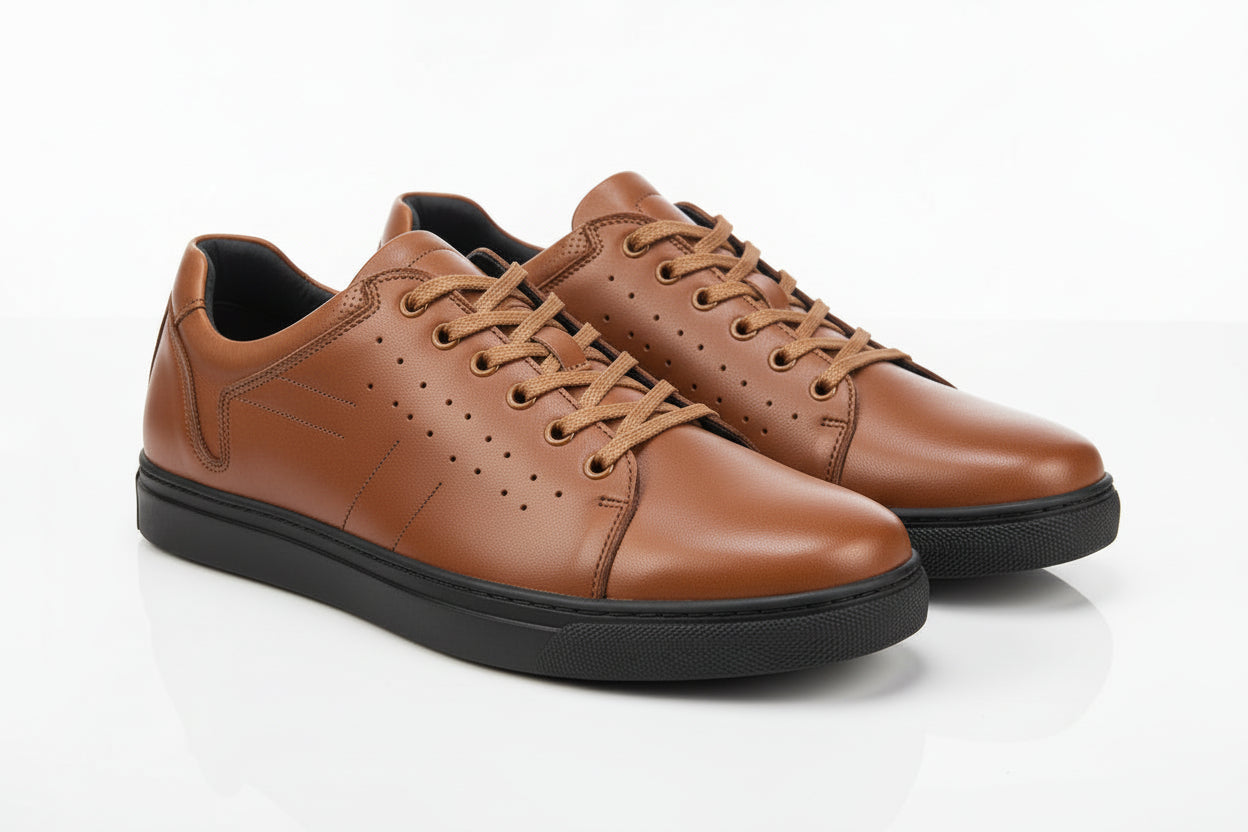 Basket Cuir 041# Tabac