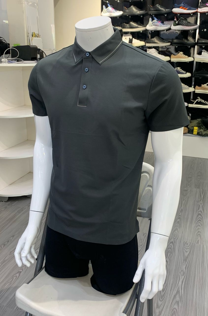 Polo Soie Glacée Vert