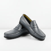 Mocassin Cuir R24 Gris