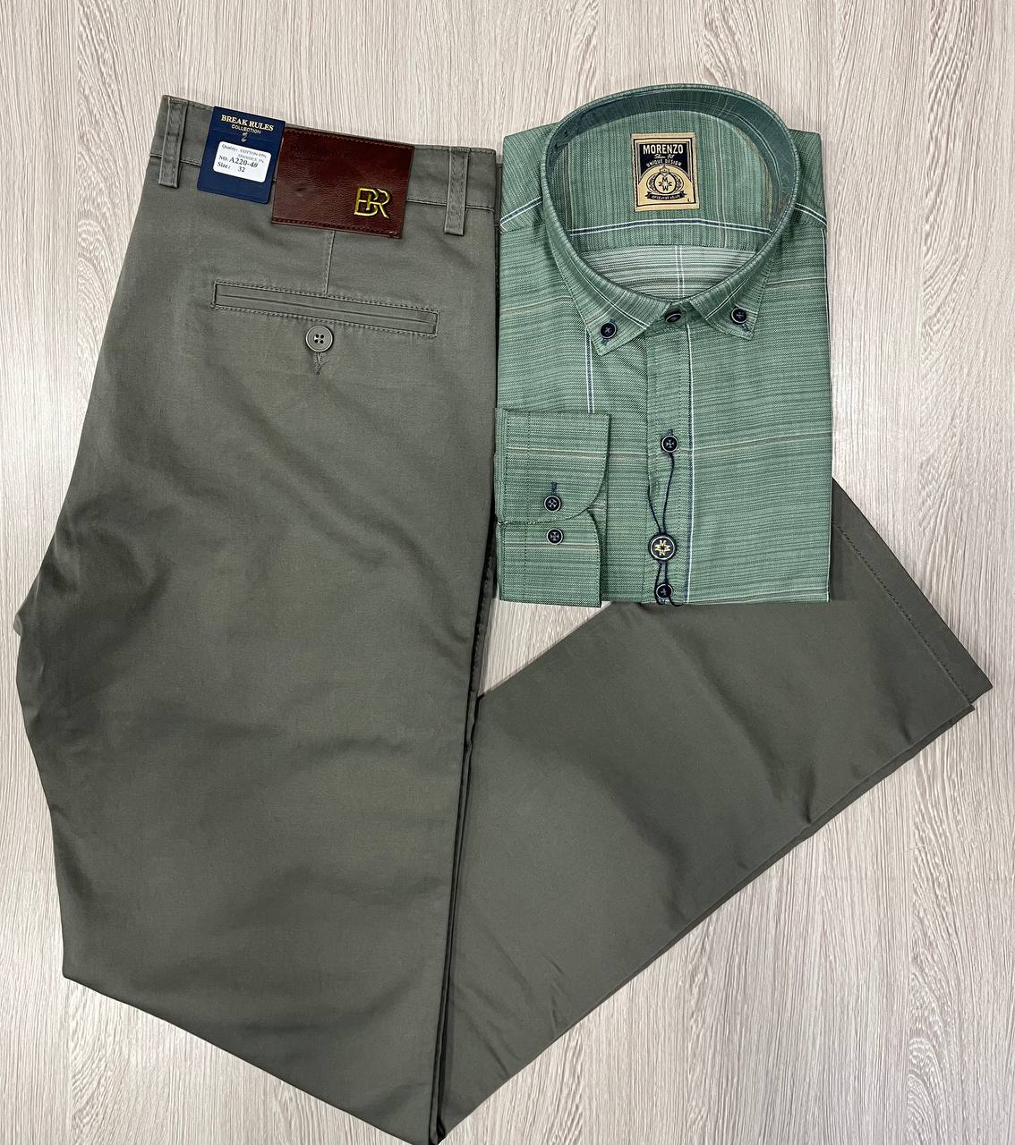 Ensemble Chemise kakki