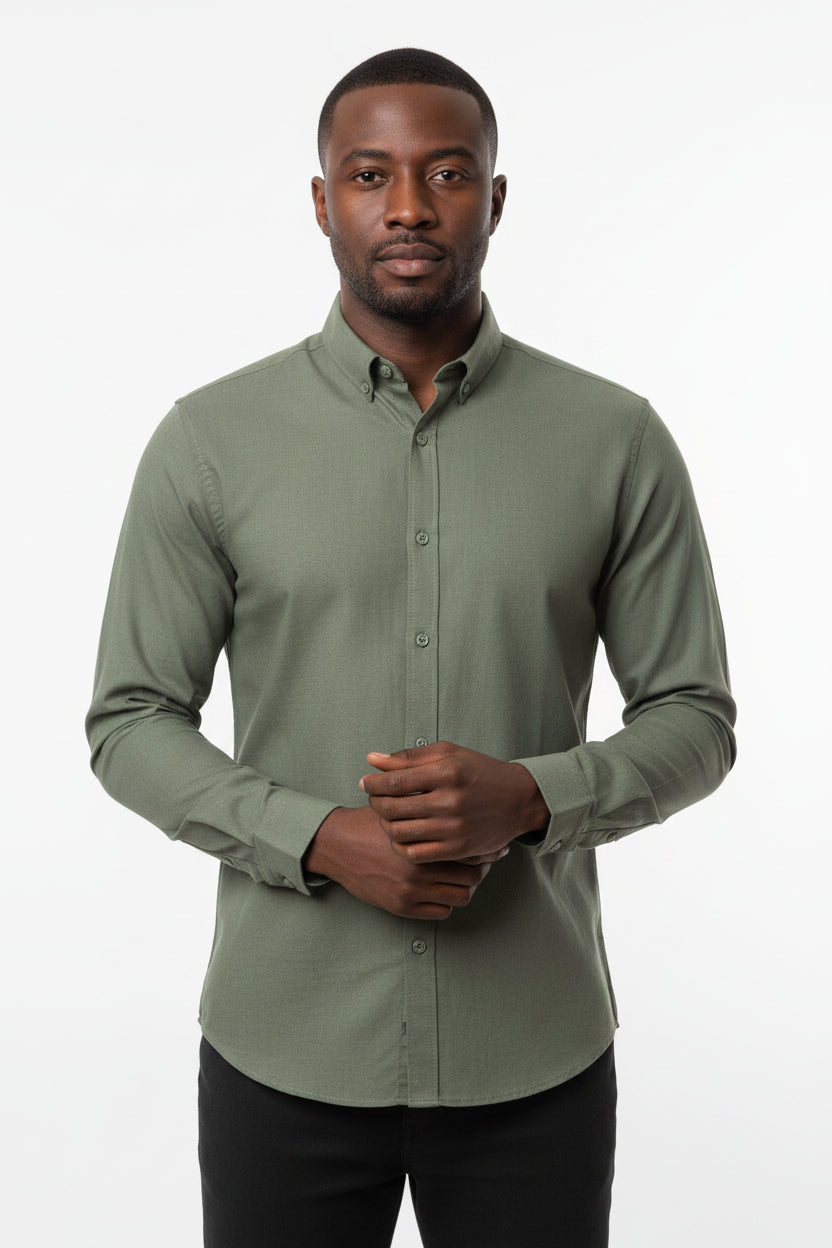 Chemise Lin Vert