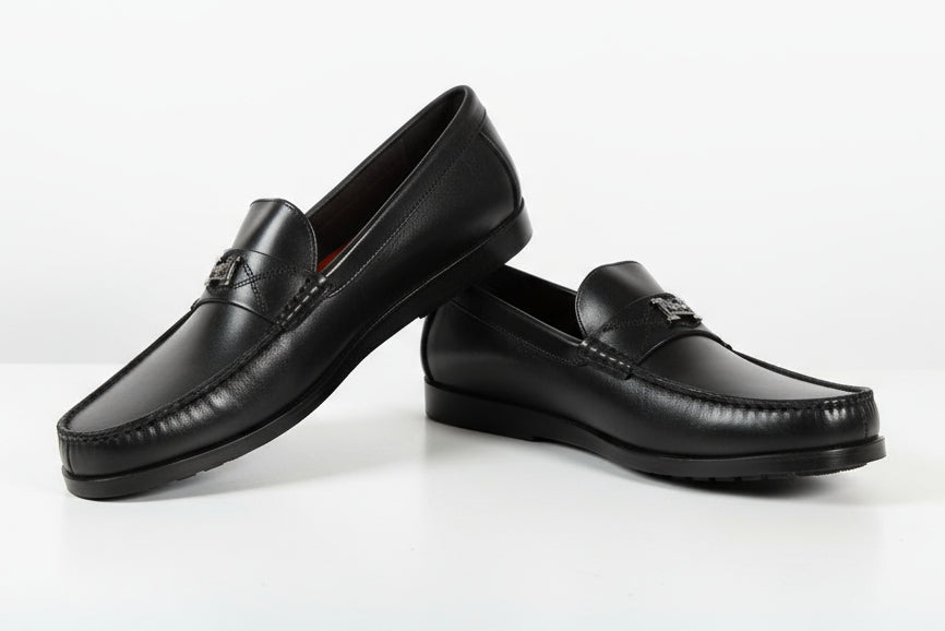 Mocassin Cuir 2# Noir