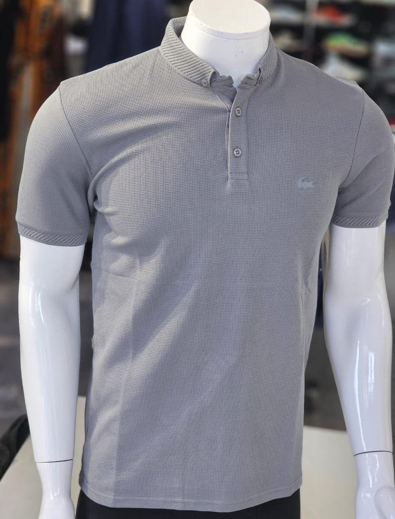 Polo col Button