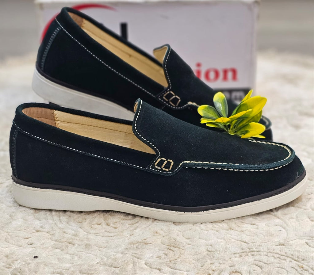 Mocassin NV Daim Vert