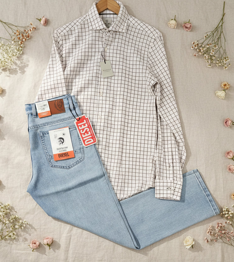 Ensemble pantalon chemise