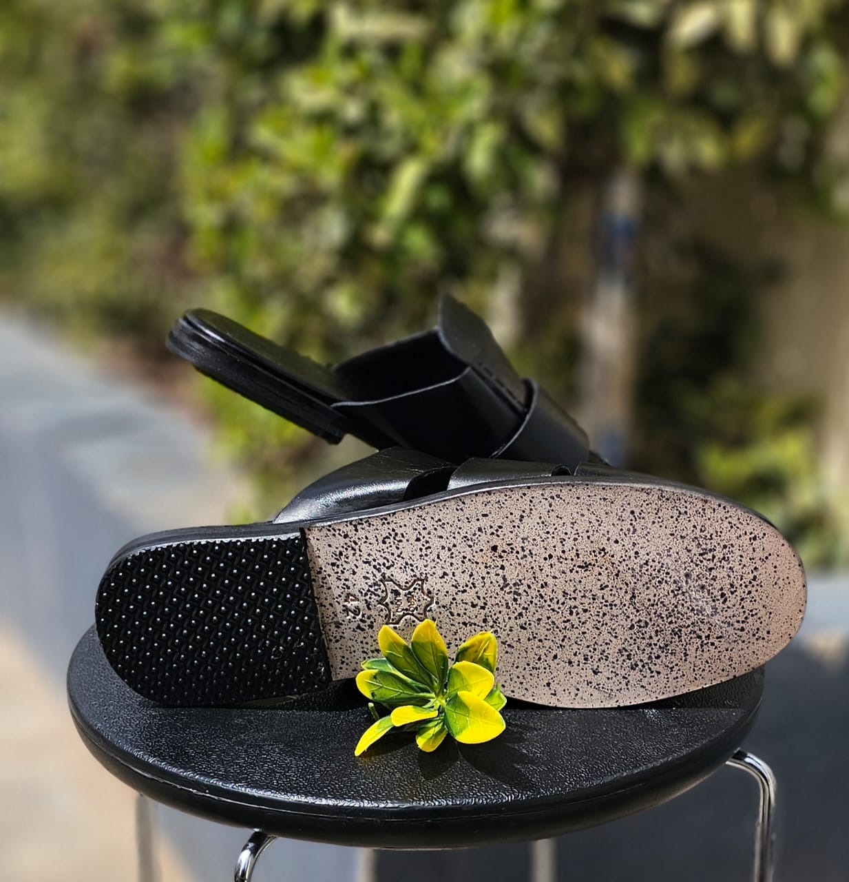 Sandale Cuir 23# Noir