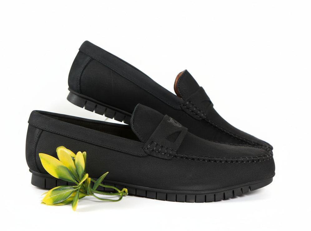 Mocassin Daim 8# Noir