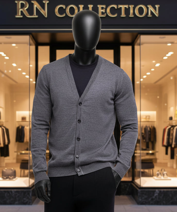 Cardigan Gris foncé