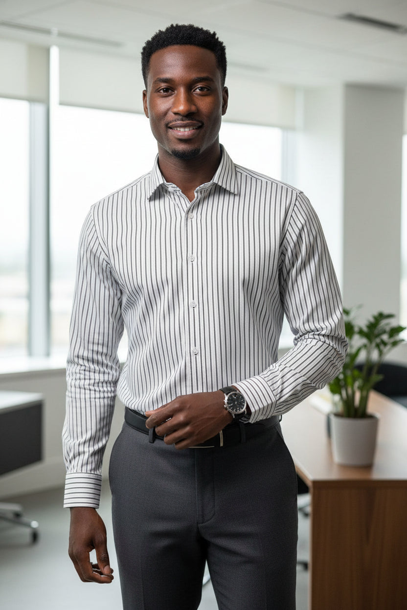 Chemise Rayure Three Colors