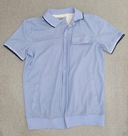 Polo chemise Bleu ciel