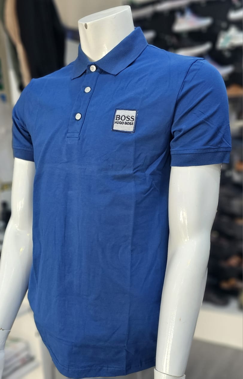 Polo Cotton Bleu
