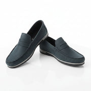Mocassin Daim R25 Bleu