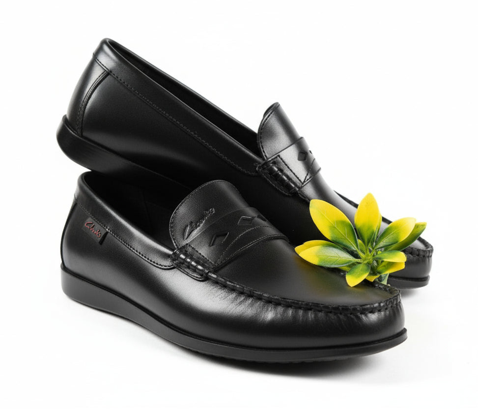 Mocassin Cuir 1# Noir