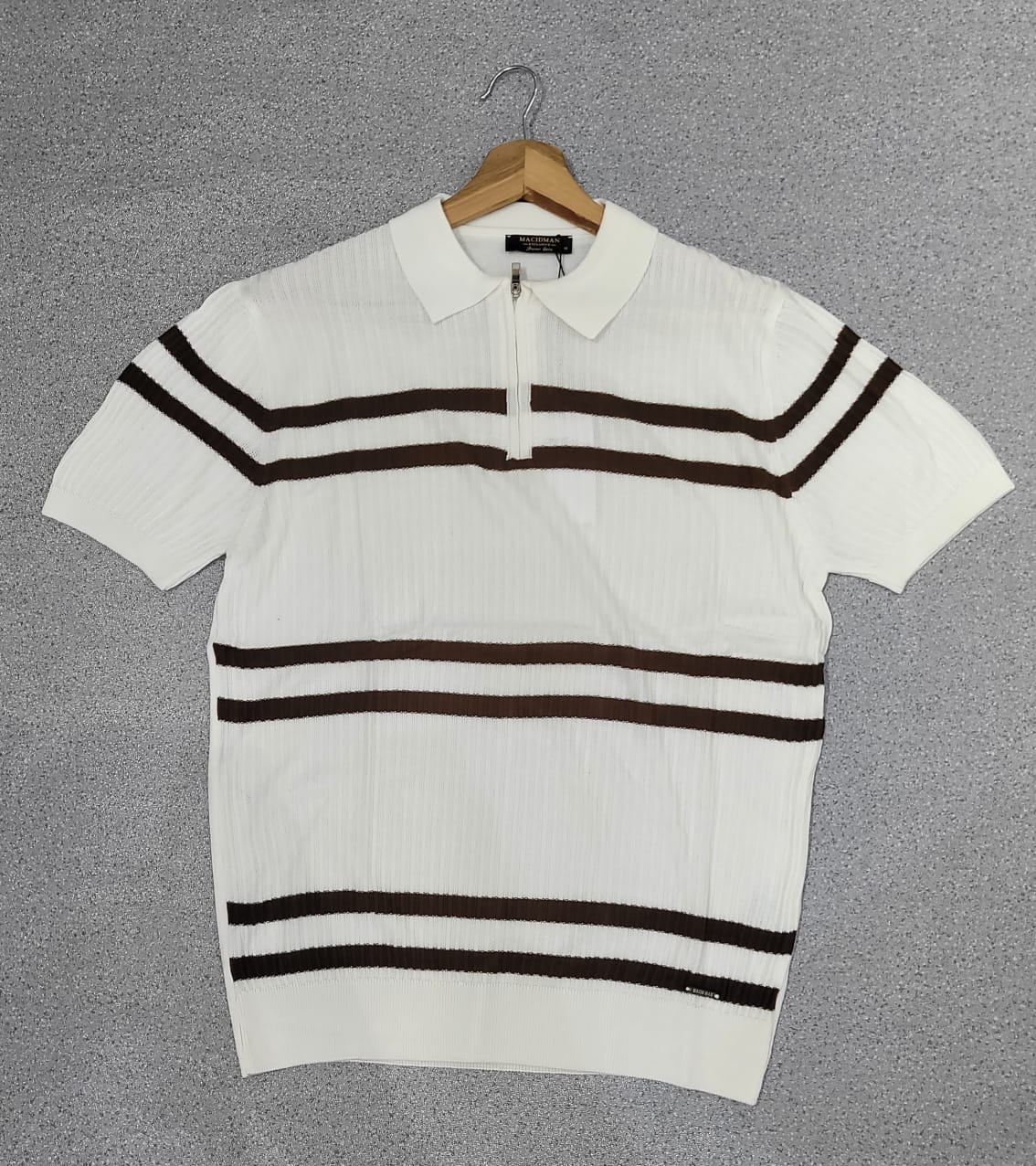 Polo Maille Blanc