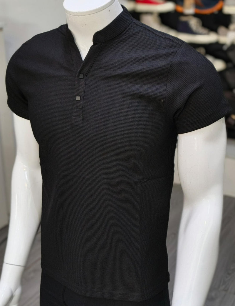 T-shirt Button Noir