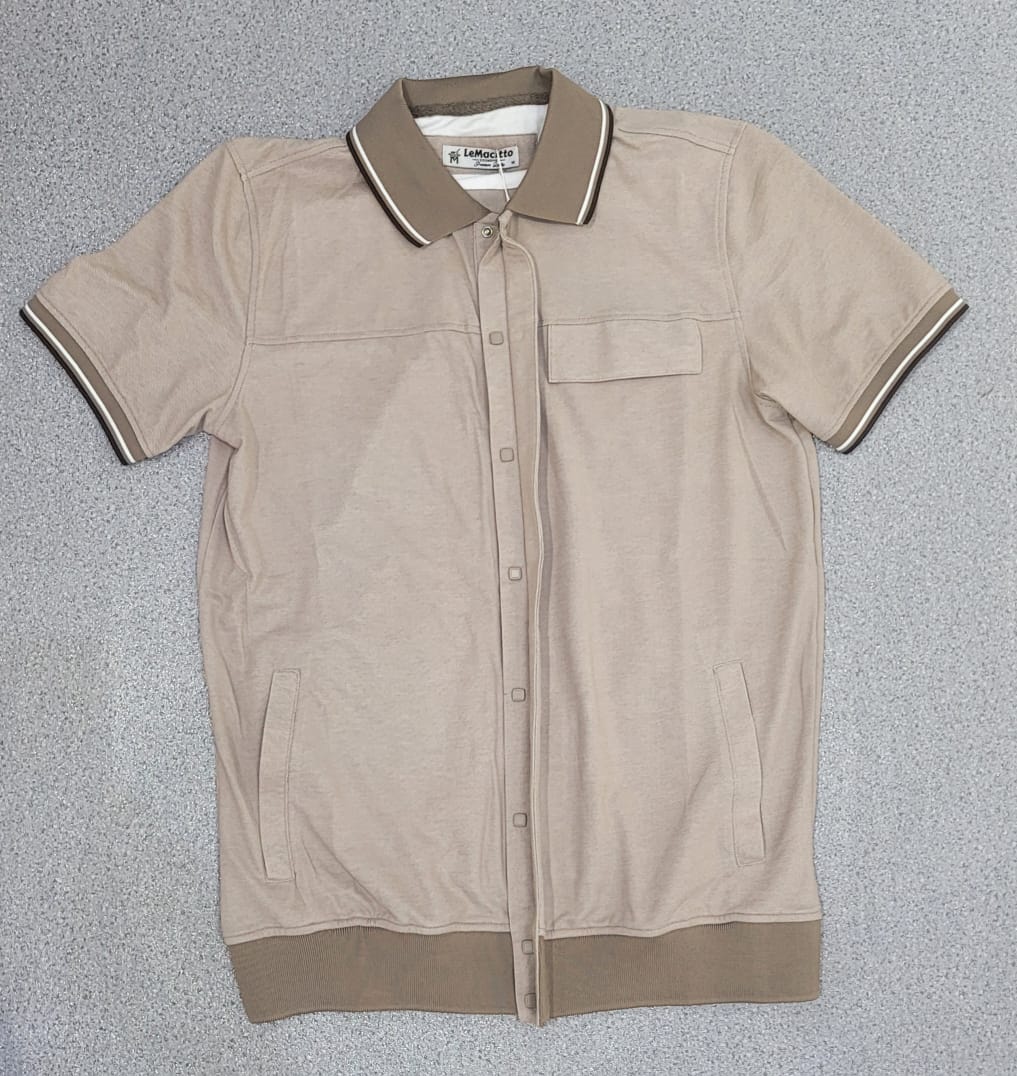 Polo Chemise beige