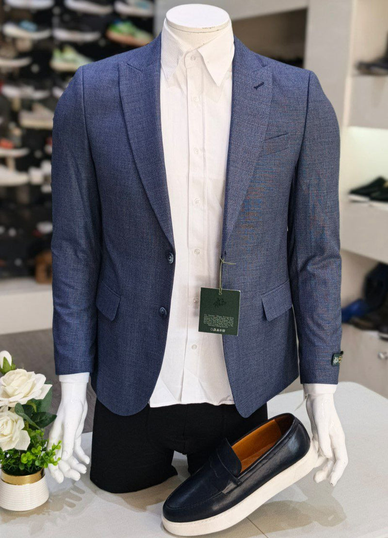 Blazer Cotton F# Bleu