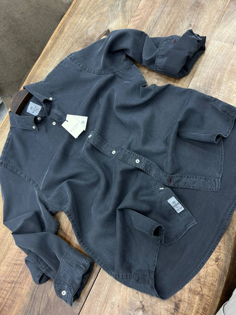Chemise Sport Noir Delavé