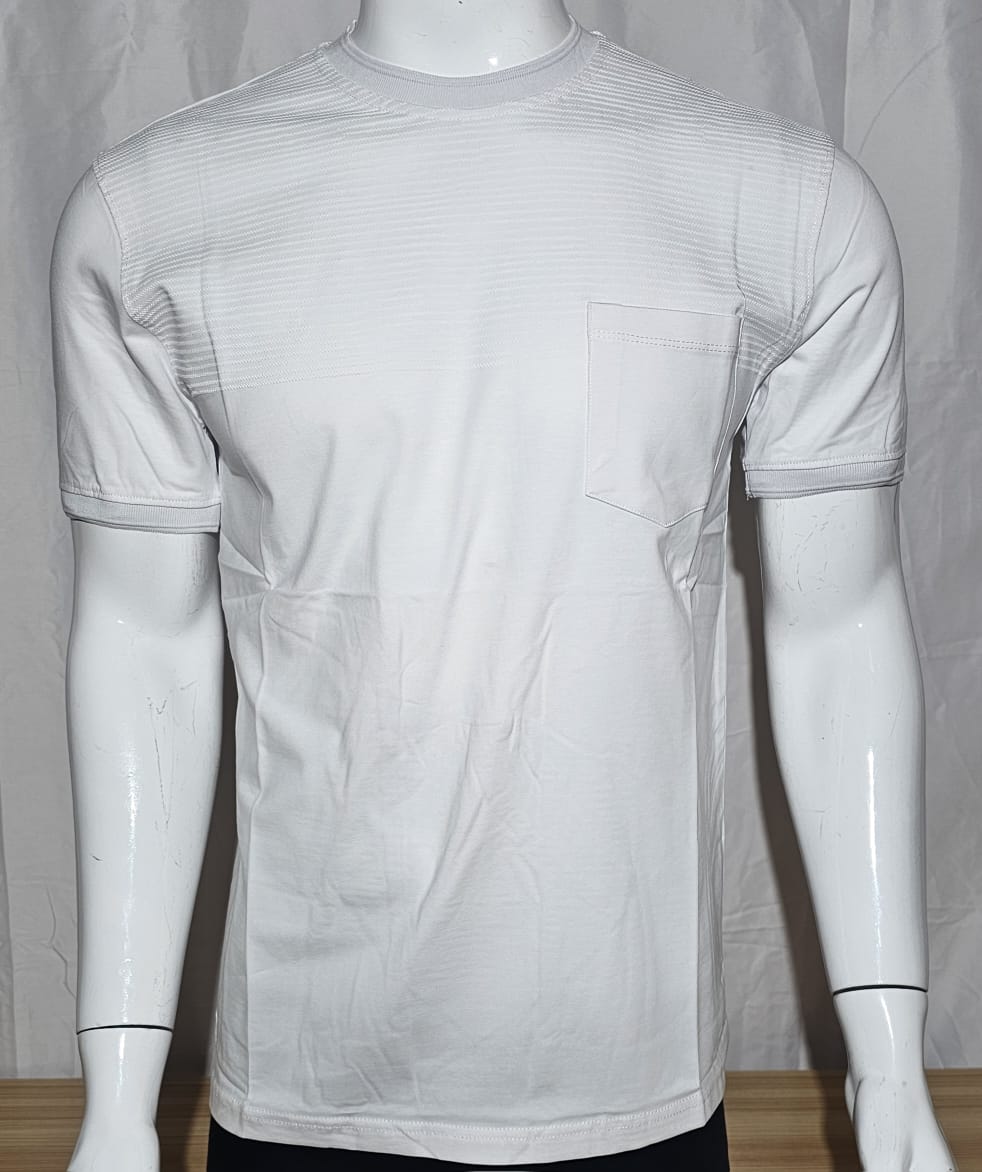 T-shirt Rys Poche Blanc