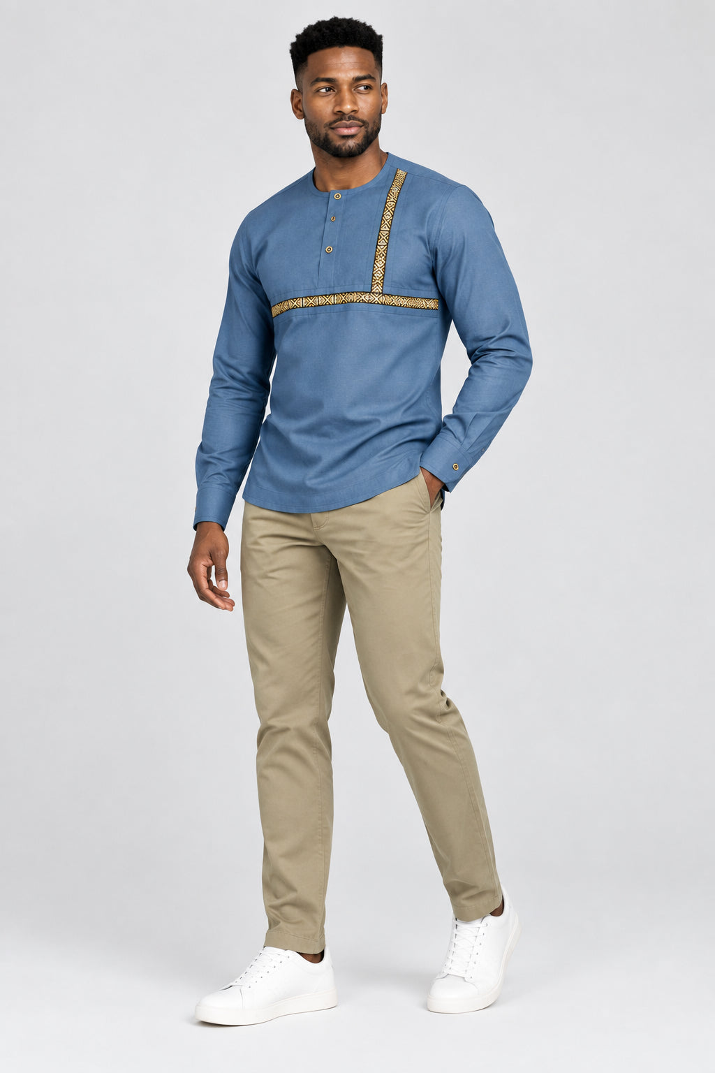 Ensemble Chemise Africaine + pantalon