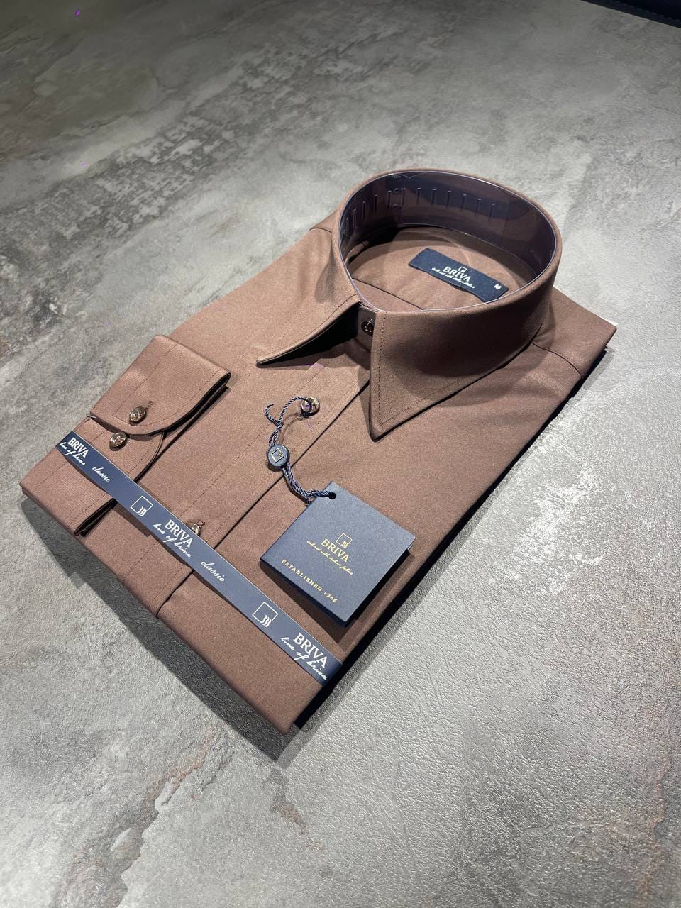 Chemise LM Briva Marron