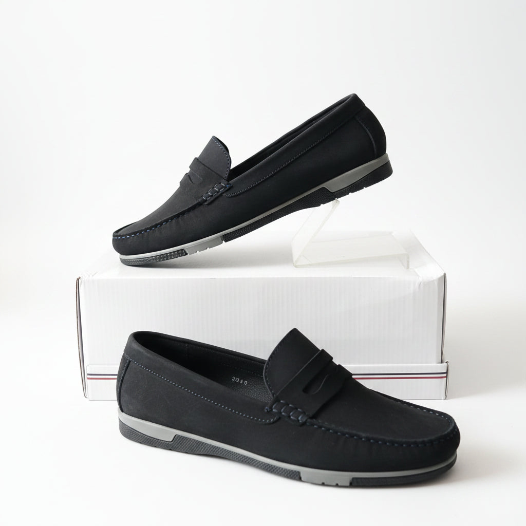 Mocassin Daim 25# Noir