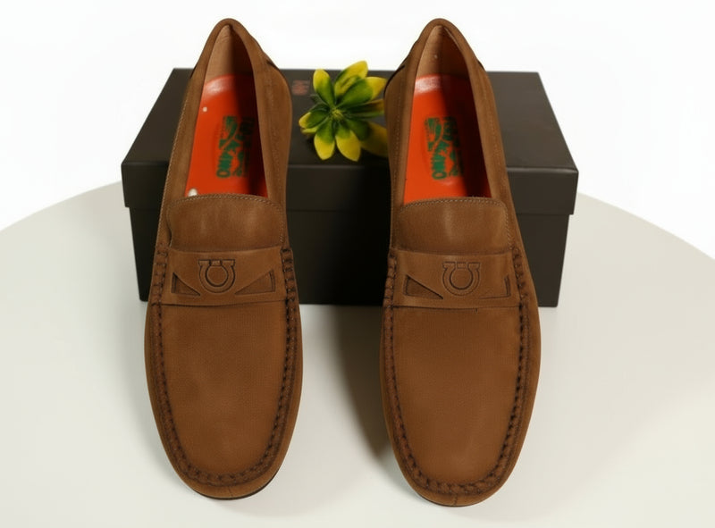 Mocassin Daim 8# Tabac