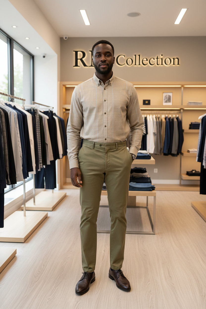 Ensemble Chemise kakki