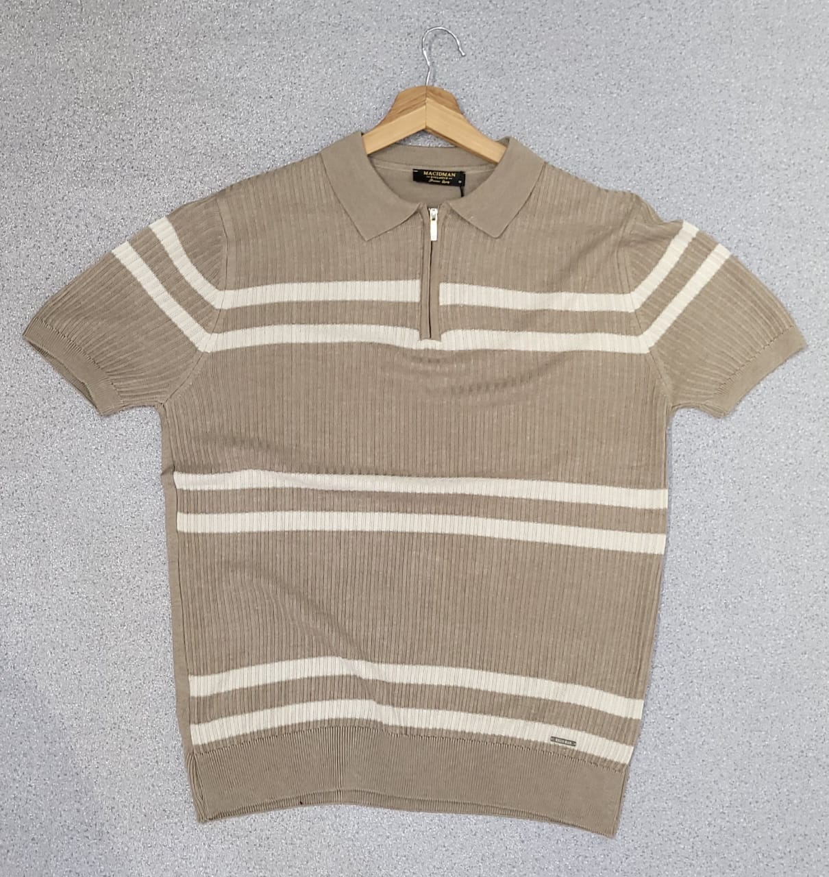 Polo Maille Beige