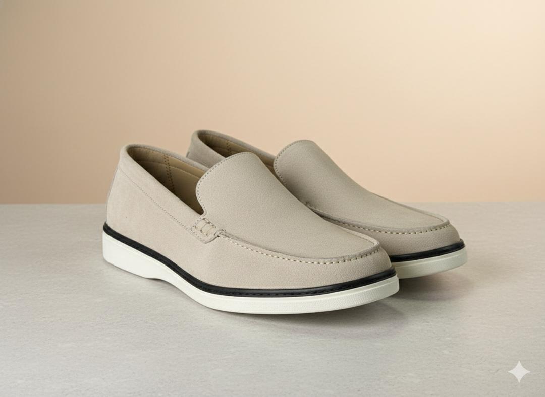 Mocassin NV Beige clair