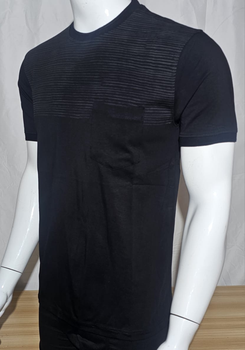 T-shirt Rys Poche Bleu Nuit