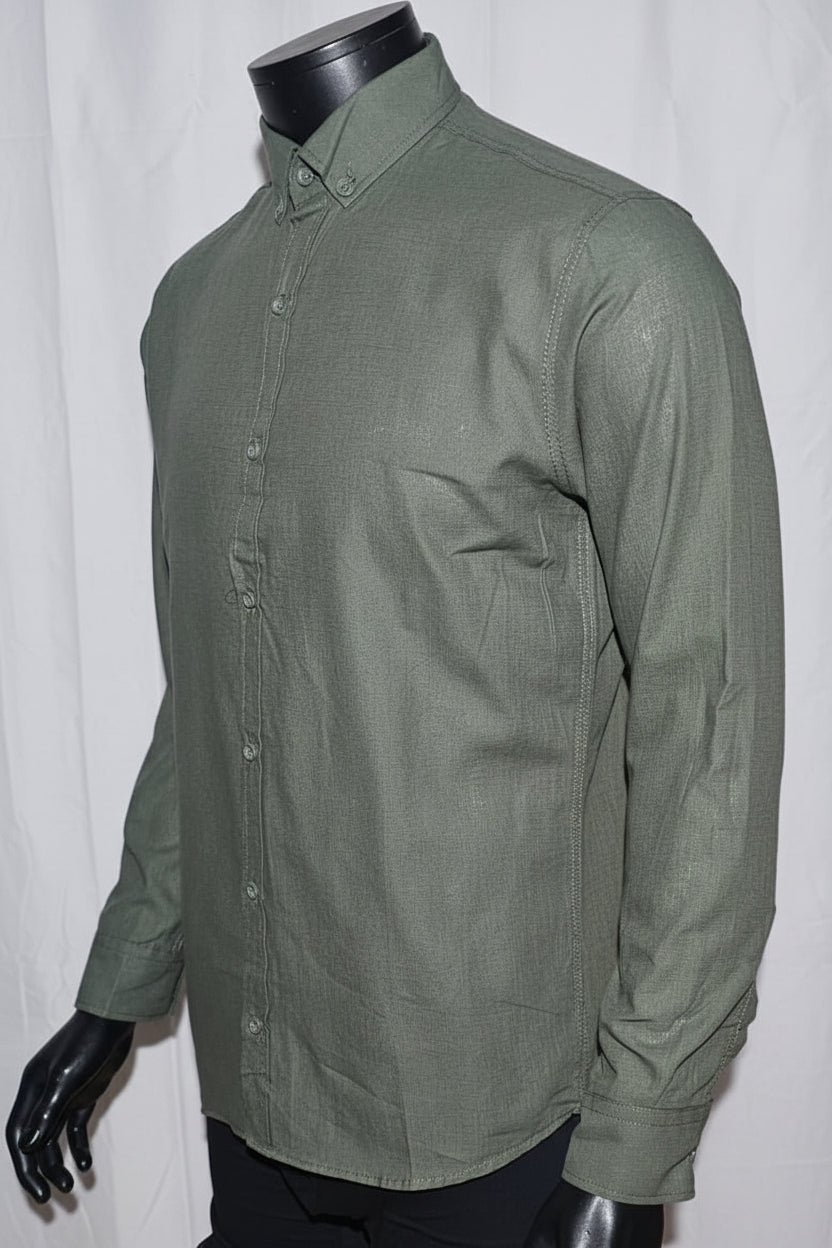 Chemise Lin Vert