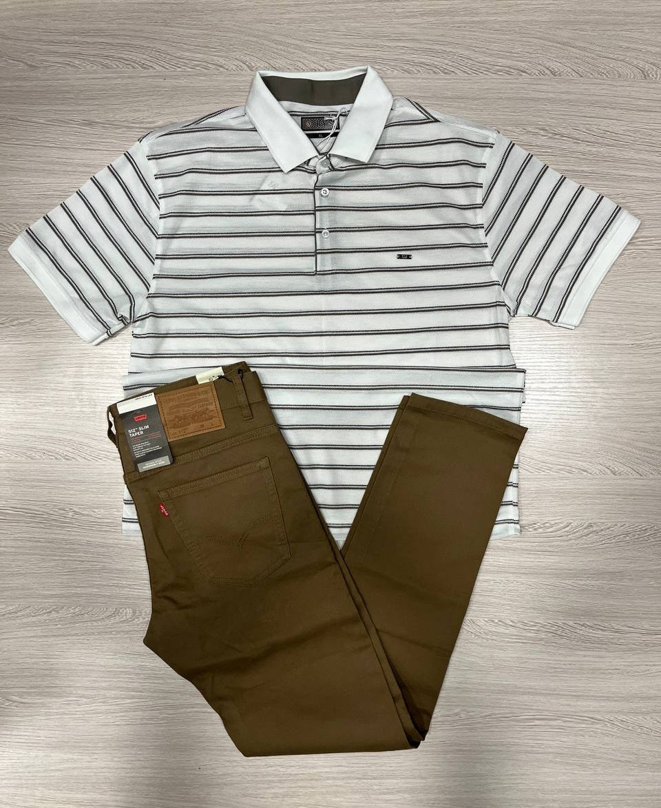 Ensemble Polo kakki