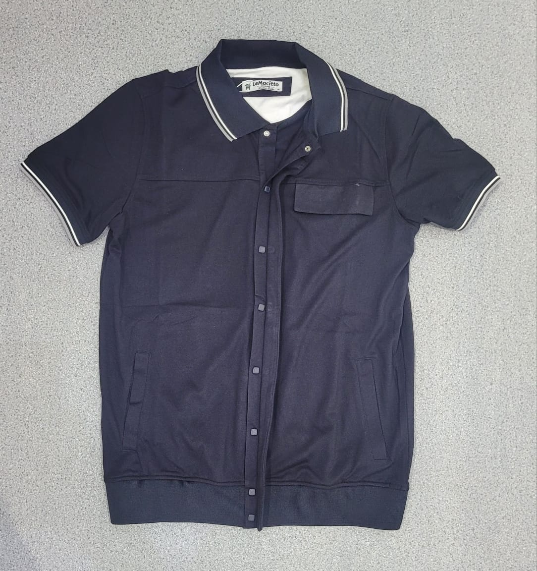 Polo Chemise bleu de nuit