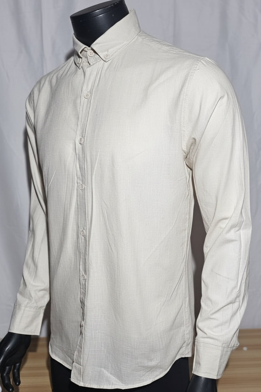 Chemise Lin Beige