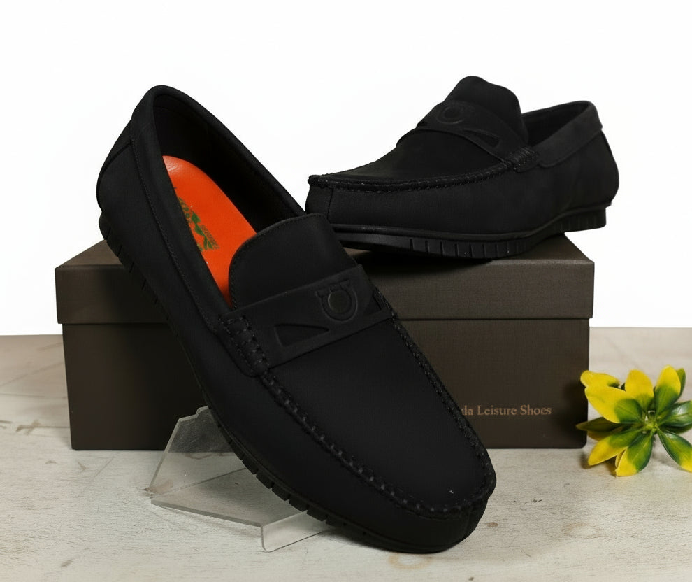 Mocassin Daim 8# Noir