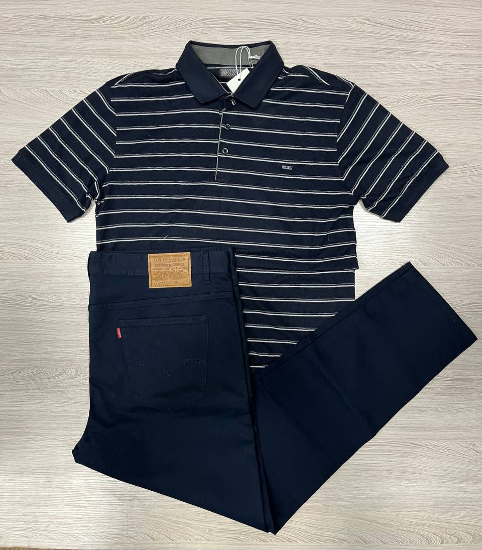 Ensemble Polo kakki