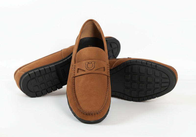 Mocassin Daim 8# Tabac