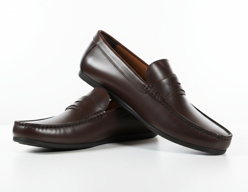 Mocassin Cuir 4# Marron