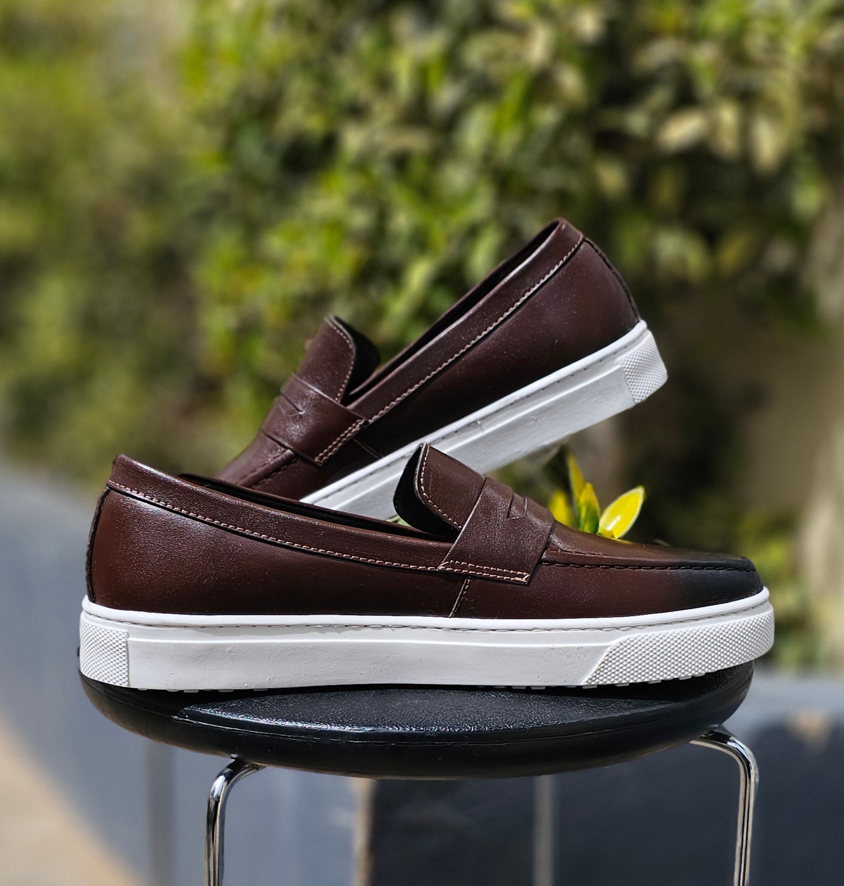 Basket Cuir 68# Marron