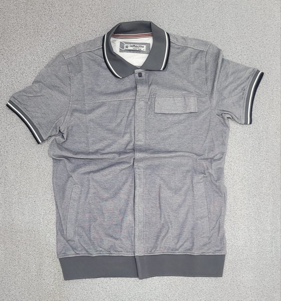 Polo Chemise Gris