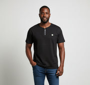 T-shirt Button Noir