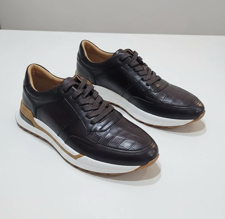 Basket Cuir 1043# Marron