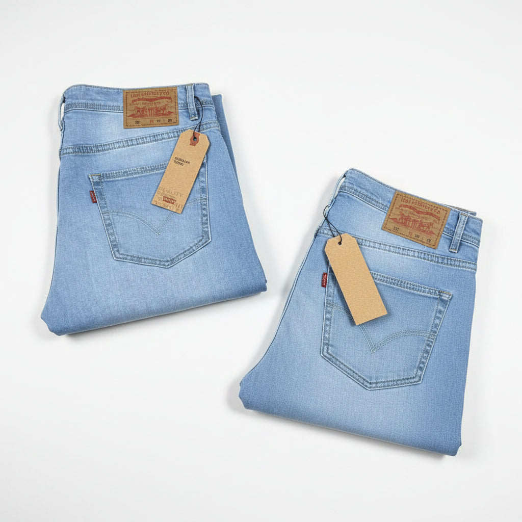 Jean Levis bleu ciel