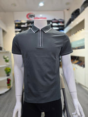 Polo Soie Glacée Vert